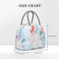 thumbnail image 2 of Balery Cute Elephant Bolsa de Almuerzo para Mujeres, Caja de Almuerzo, Bolsa de Almuerzo Pequeña Impermeable, Tote de Almuerzo Reutilizable con Gran Capacidad, 2 of 6