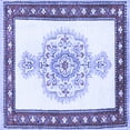 thumbnail image 1 of Ahgly Company Machine Washable Indoor Square Persian Blue Traditional Area Rugs, 8' Square, 1 of 4