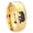 Gold Plated, variant on Polar Bear Dome Gold Plated Tungsten Men Ring 10MM
