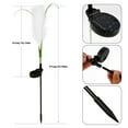 thumbnail image 4 of 2Pcs Solar Fiber Light Solar LED Reed Stake Light 600mAh Solar Outdoor Light Solar Powered Decorative Lamp Durable Automatic Garden Stake Light with Simulation Reed for Outdoor, 4 of 11