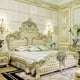 thumbnail image 2 of Fancy Luxury Bed Frames Queen Aesthetic White French Modern King Size Bed Double Wood Camas De Casal Bedroom Set Furniture My Lux Decor Round, 2 of 8