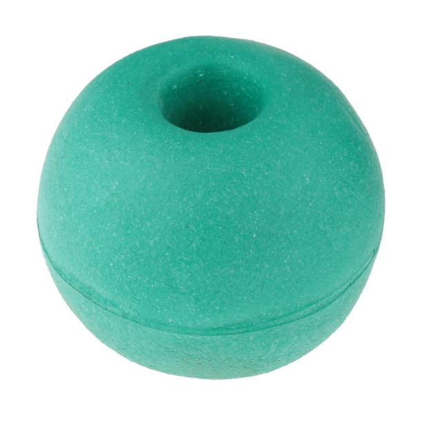 Boya de ancla para barco con flotador de cuerda, agujero de 2,5 cm, ligera, para pesca Verde