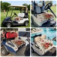 thumbnail image 6 of Golf Cart Seat Covers for 2 Seater,Christmas Gingerbread Microfiber Cart Seat Towel Blanket,Winter Xmas Ball Candy Pine Leaf Beige Absorbent NonSlip Bench Seats Protector for Golf Course 51"x31", 6 of 9