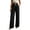 Black, variant on Going out Pants for Women High Waist Palazzo Pants Button Decorated Drape Flowy Loose Trousers Casual Outfits with Pockets