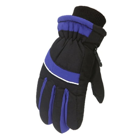

ZHUASHUM Winter Outdoor Kids Boys Girls Snow Skating Snowboarding Windproof Warm Ski Gloves Suit For 3-5 Years Old
