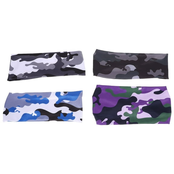 Masteelf 4pcs Youth Athletic Headbands Boys And Girls Sports Sweatbands Sweat Wicking Headband Kids Hair Accessories For Running And Fitness