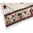 thumbnail image 5 of unique Rustic Country Throw Blankets, Primitive Barn Star Cozy Warm Bed Couch Blanket, 5 of 5