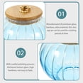 thumbnail image 2 of Glass Jar Tea Glass Canister Airtight Tea Storage Container with Lid Handle Glass Jars, 2 of 6