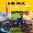 thumbnail image 6 of Arshin 36V Electric 4-Wheeler ATV - Twist-Grip Variable-Speed Acceleration Control, Hand-Operated Disc Brake,Age 13+, 6 of 6