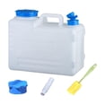 thumbnail image 1 of Jarra de agua para acampar con grifo, portátil, versátil, vacía, de gran capacidad, 15 l, para autocaravanas, viajes por carretera, senderismo, 1 of 6