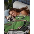 thumbnail image 3 of Golf Balls Flat Sheets Only Full Size, Soft Breathable Bed Top Sheets for Mattress, Green Sports Art Truck Brown Lattice Luxury Bedding Flat Sheets for Home Hotel Bedroom Bed Protection, 3 of 9