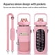 thumbnail image 2 of Naiovety Funda para botella de agua de viaje para senderismo con correa para el hombro, bolsa aislante para hervidor de agua, soporte para Mochilas de mochilero Rosado, 2 of 6