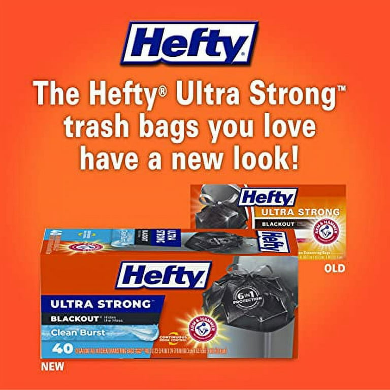 Hefty Ultra Strong 13 Gal. Clean Burst Tall Kitchen Trash Bags (110-Count)  00E8840600AA - The Home Depot