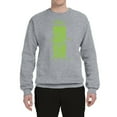 thumbnail image 2 of Green Striped Ford Mustang | Mens Cars and Trucks Crewneck Graphic Sweatshirt, Heather Grey, 2XL, 2 of 3