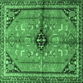 thumbnail image 1 of Ahgly Company Indoor Square Persian Emerald Green Traditional Area Rugs, 3' Square, 1 of 4