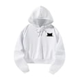 thumbnail image 4 of Sudaderas con capucha informales para mujer, ropa de gimnasio para mujer, ropa de calle bonita y moderna, jersey con cordón para salir S, 4 of 8