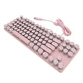 thumbnail image 1 of 87 Key Mechanical Gaming Keyboard, RGB Backlit, Blue Switch, Punk Style Keycaps, Water Proof, Plug Play USB for PC, Laptop, Compact Wired Keyboard for Gamers, Typists, 1 of 7