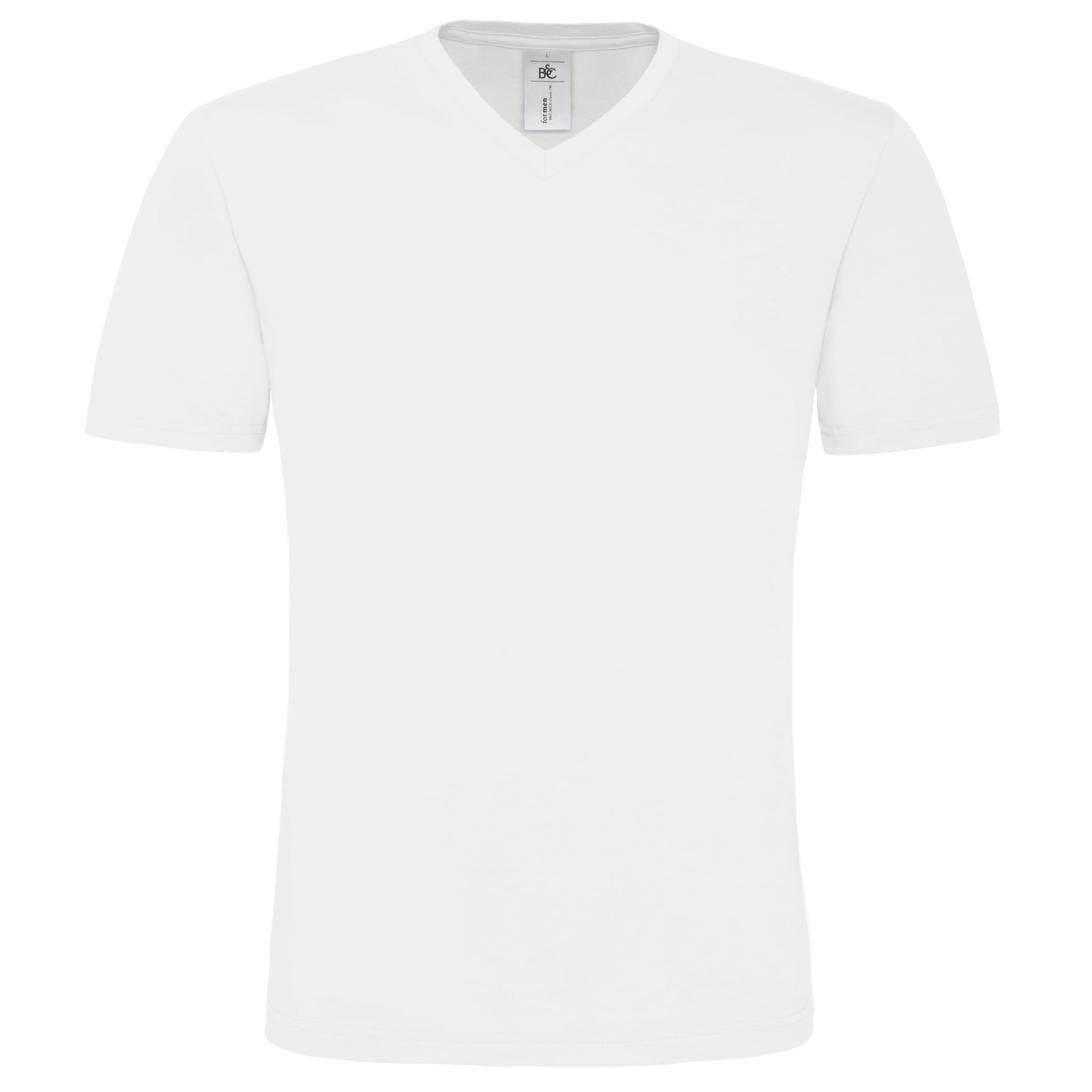 B&C Mens Mick Classic V Neck Short Sleeve Plain Blank T-Shirt/Tee/Top BC2008 
