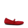 thumbnail image 2 of Bailarinas tipo Mary Jane tejidas para mujer DREAM PAIRS rojas talla 6.5, 2 of 8