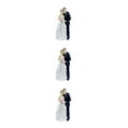 thumbnail image 4 of Wosthever Muñecos para decoración de tartas, figurita de resina para novia y novio, soporte divertido para boda, estatua para pareja de Type1 NO1, 4 of 6