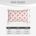 thumbnail image 4 of Zufioo Lobsters And Sea Stars Print Double-sided Plush Pillow Cover,Decorative Pillow Protector without Pillow Core, Suitable for Sofa, Bedroom, Car-16"x24", 4 of 6