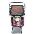 thumbnail image 2 of Sac de Transport Pliable Portable pour Petit Chien Chat en Toile de Tissu Maillé (Rose Rouge), 2 of 6