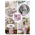 thumbnail image 4 of Pink Floral Cloth Napkins Washable Set of 4, Vintage Botanical Gradient Pastel Painting Reusable Dinner Table Napkins Cloth Bulk for Weddings Kitchen Restaurants Hotel Events Parties 20 x 20 Inch, 4 of 9