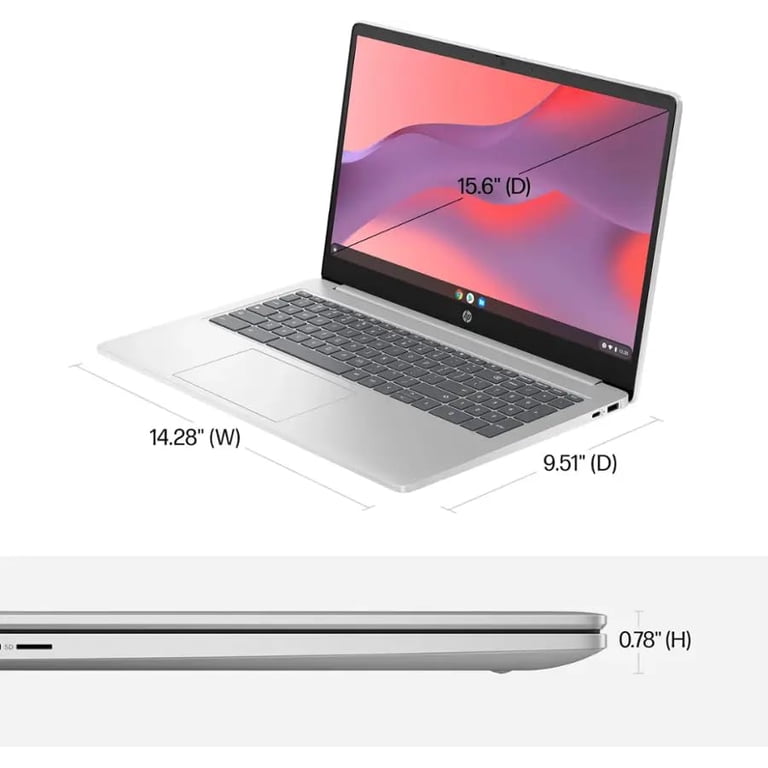 HP Chromebook 15a-nb0013dx Laptop for Student and Business, 15.6