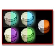 5 Color Daytime Invisible Glow in the Dark Paint Set-15ml pots