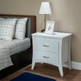 thumbnail image 4 of ACME Babb Nightstand with 2 Drawers in White, 4 of 7