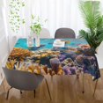 thumbnail image 6 of Ryvnso Fishes in Sea Rectangle Table Cloth Tablecover Dinning Tablecloth 54"x54", 6 of 8
