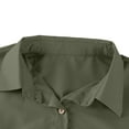 thumbnail image 5 of Lumtrix Men's Lightweight Short Sleeve Fishing Shirt Button Down Quick Dry Hiking Travel Shirt with Pocket Army Green XL, 5 of 8