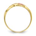 thumbnail image 2 of Solid 10k Yellow Gold Tri-color Ring Band Size 5, 2 of 6