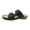Navy, variant on Anuirheih Slip on Sandals Women,Women's Casual Vacation Comfort Belt Buckle Open Toe Wedge Beach Sandals(Brown)