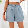 thumbnail image 6 of Womens Shorts Elastic Waist Shorts Loose Comfy Shorts Lounge Shorts Womens Summer Dresses Casual Womens Shorts, 6 of 6