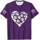thumbnail image 4 of Tops Y Blusas de las Mujeres Estampadas Cuello Redondo Manga Corta, Poliéster Casual Top para Diario, Fiesta Y Todas las Estaciones, 4 of 8
