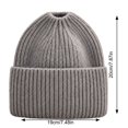 thumbnail image 3 of Lumtrix Beanie Hat for Women Winter Warm Knit Ponytail Beanies Hats Skull Cap Cold Weather Stocking Caps For Winter, Running, Skating, Traveling, Camping, Outdoor Gray One Size, 3 of 5