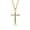 Gold Color, variant on New Men Women Wrench Cross 14K Yellow Gold Necklace I CAN DO ALL THINGS Bible Verse, tool Pendant punk Jewelry Gift