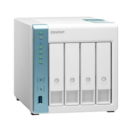 UPC: 0885022018819 | QNAP 4-Bay Personal Cloud NAS for Backup and Data Sharing 4-core 1.7GHz 1GB RAM w/ Lockable Drive Tray TS-431K-US