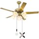 thumbnail image 2 of Cadena de tracción de 1 pieza con manija, cadena de bolas de extensión adicional con conectores, cadena de tracción total de 0,35 metros para lámpara de ventilador de techo, 2 of 5