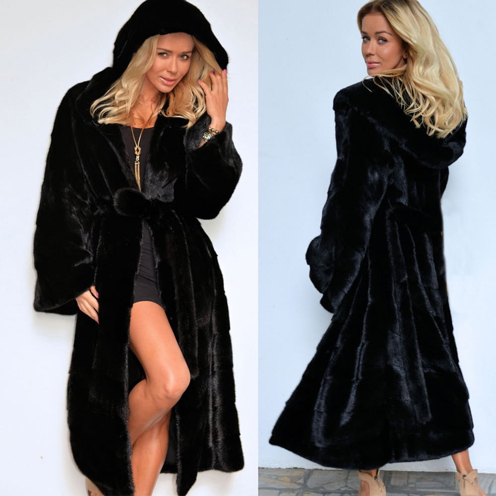 Hot Womens Faux Fur Pu Jackets Warm Thicken Long Coats Trench Outwear Parka D613 Hot Womens Faux Fur Pu Jackets Warm Thicken Long Coats Trench Outwear Parka D613