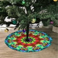 thumbnail image 2 of FMSHPON Beautiful Xmas Christmas Tree Skirt Stand Mat for Holiday Party Decoration Indoor Outdoor 36 inches, 2 of 3