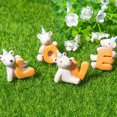 thumbnail image 1 of FONWILYO 4Set Plastic Green Artificial Grass Mats For Diy Props Miniatures Garden Decor, 1 of 4