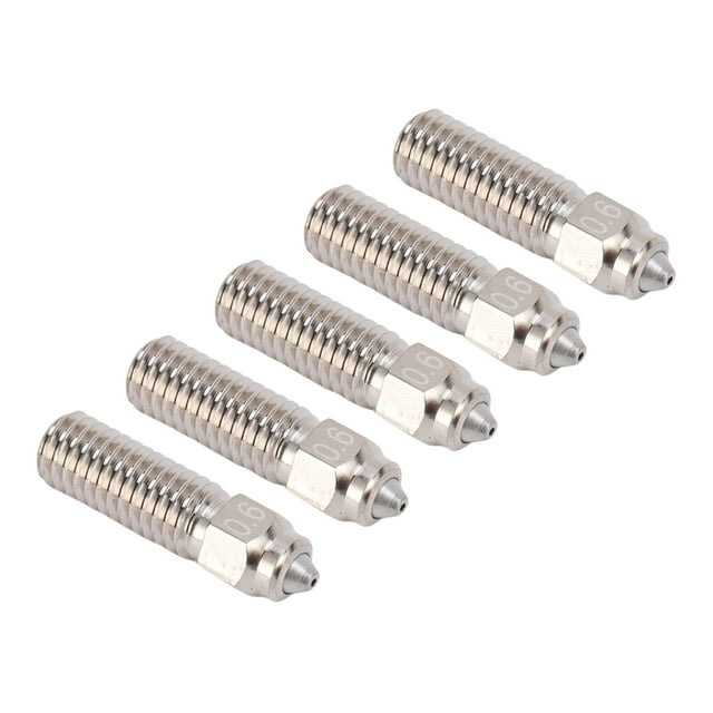 3D Printer Nozzle, High Flowing 3D Printer Accessories Nozzles Copper Alloy Bimetal Nozzle Replacement