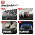 thumbnail image 3 of Gasland Chef 36 in. NG/LPG Convertible Gas Cooktop in Stainless Steel with 5 Burners, 3 of 8