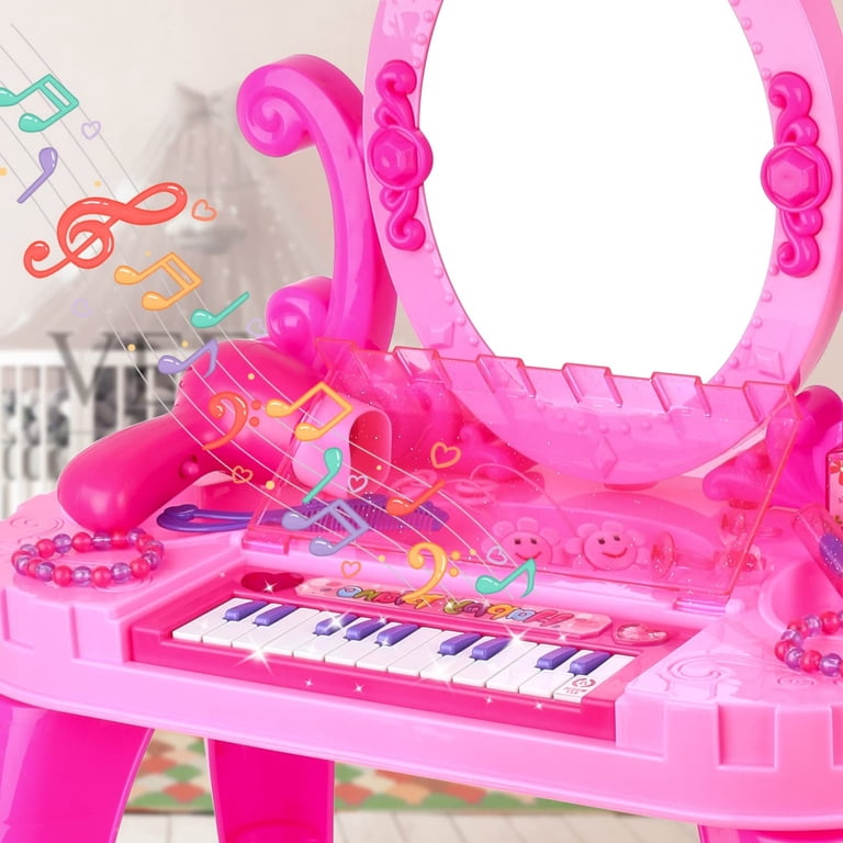 Princess Vanity Set with Electronic Piano and Accessories photo 7