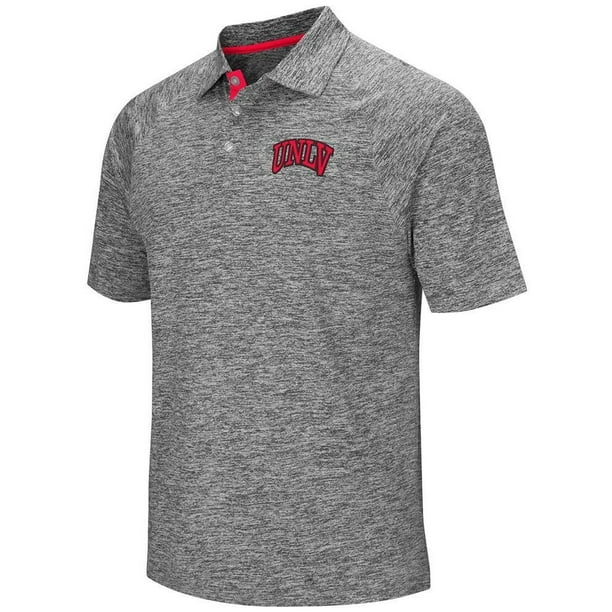 Colosseum Athletics - Mens NCAA UNLV Rebels Polo Shirt (Heather Grey ...