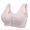 Pink, variant on Low Back Bras for Dresses 3Pack Everyday Snap Lace Bras Women's Front Close Builtup Sports Push Up Wire Free Bra Bra for Plus Size Clearance for Women