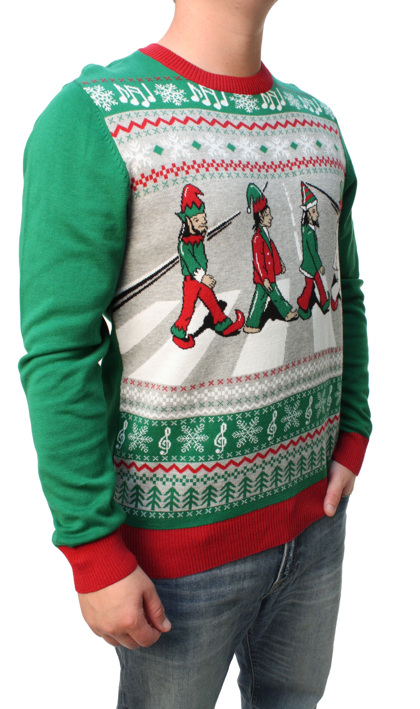 beatles christmas sweatshirt