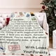 thumbnail image 4 of LHSHID Grandson Gift Blanket to My Grandson Blanket from GrandYes Best Grandson Gift Throw Blanket for Sofa Blanket as Graduation Cozy Flannel Blanket for All Season 60x80in, 4 of 6